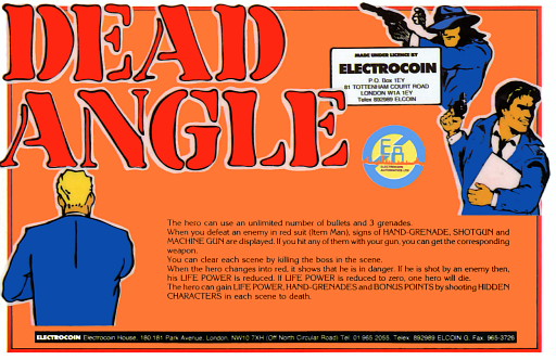 Dead Angle Game Cover